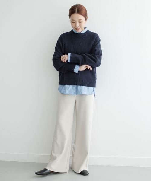Sonny Label / サニーレーベル その他パンツ | ストレッチジョーゼットジャージーパンツ | 詳細21