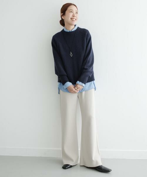 Sonny Label / サニーレーベル その他パンツ | ストレッチジョーゼットジャージーパンツ | 詳細22
