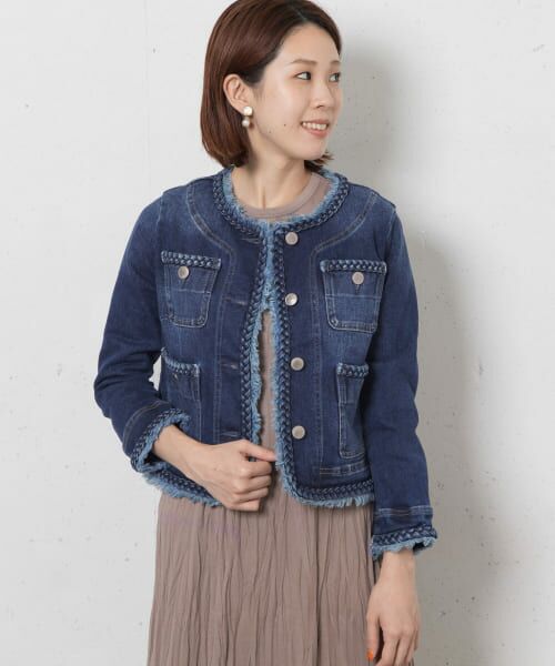 ＊＊Sonny Label / サニーレーベル Gジャン・デニムジャケット | Moname　BRAID JACKET（BLU）