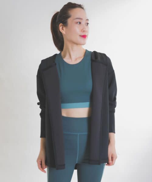 ＊＊Sonny Label / サニーレーベル カーディガン・ボレロ | SLAB Hooded Cardigan（ブラック）