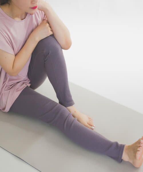 ＊＊Sonny Label / サニーレーベル レギンス・スパッツ | SLAB Rib Leggings（チャコール）