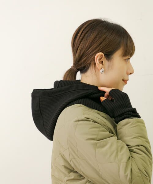 ＊＊Sonny Label / サニーレーベル ニットキャップ | リブニットバラクラバ（ブラック）