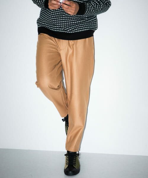 ＊＊Sonny Label / サニーレーベル その他パンツ | OOPS　裏起毛ワイドイージーパンツ（キャメル）