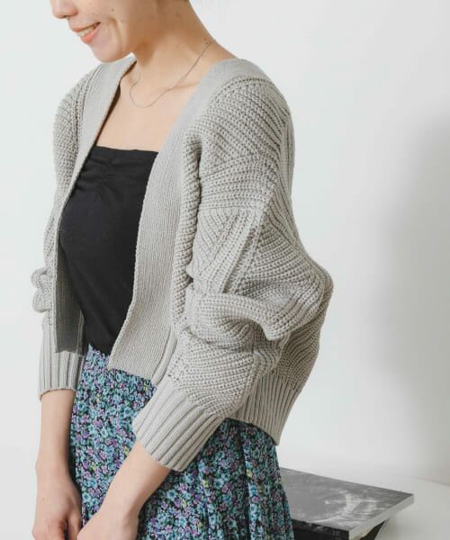 セール】 ニットボレロカーディガン （カーディガン・ボレロ