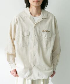 『別注』ELY×Sonny Label　開襟シャンブレーシャツ