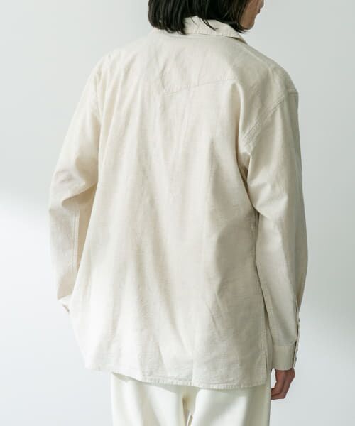 セール】 『別注』ELY×Sonny Label 開襟シャンブレーシャツ
