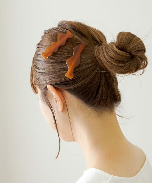 ＊＊Sonny Label / サニーレーベル カチューシャ・カチューム・その他 | ウェーブヘアクリップ（ブラウン）