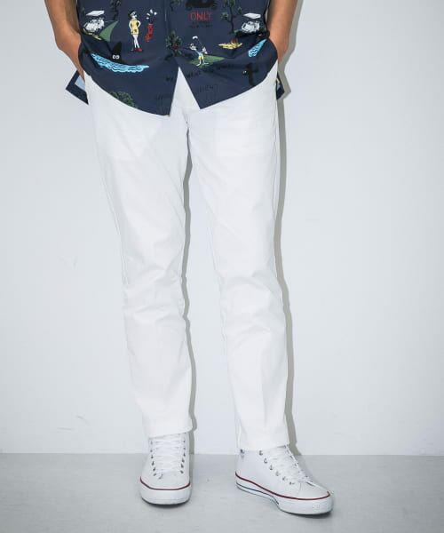 ＊＊Sonny Label / サニーレーベル その他パンツ | OOPS　ワークテーパードパンツ（ホワイト）