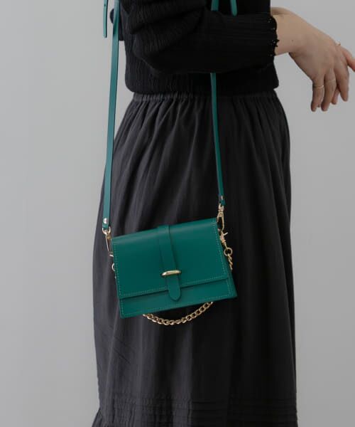 ＊＊Sonny Label / サニーレーベル ショルダーバッグ | VICE VERSA　スクエアミニショルダーバッグ（GREEN）