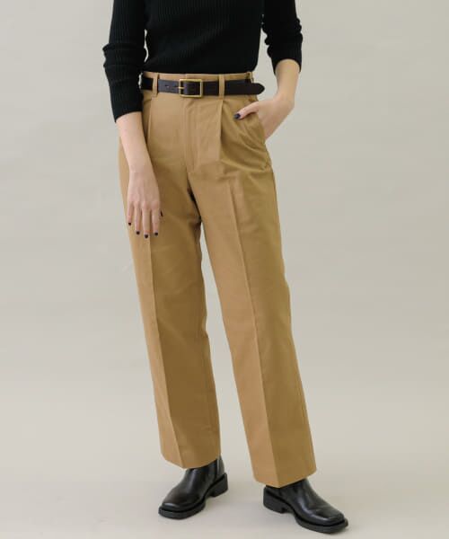 セール】 起毛チノストレートタックパンツ （その他パンツ