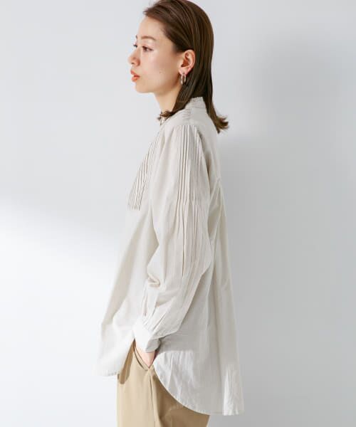 [エレア] コンペティション スリーブレスシャツ MARGIE Sサイズ Jacquard line スリーブレストップス（シャツ/ブラウス）｜Ezick
