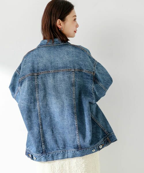 未使用 リヴドロワ オーバーサイズGジャン ARCADE デニムジャケット gジャン 秋服 オーバーサイズ Gジャン