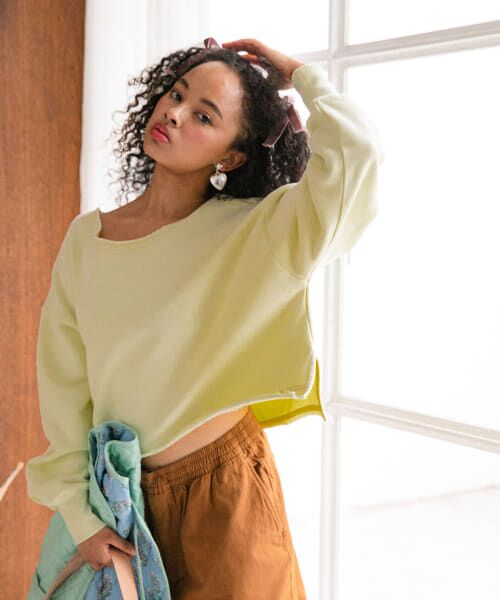 ayakawasaki スウェット セール】 AyaKawasaki カットオフスウェット （スウェット