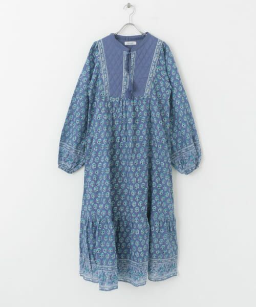 45R コットンワンピース セール】 MIXプリントオリエンタルコットンワンピース