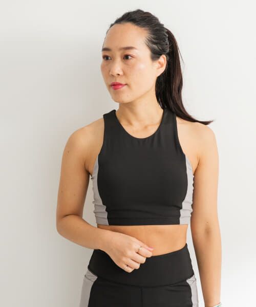 ＊＊Sonny Label / サニーレーベル ブラ | SLAB　Bicolor Vline Bratop（BLK×GRY）