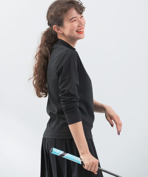 ウィダンシー ブリーフィング ロングスリーブ モックネックtシャツ LIFiLL リフィル コットニー 天竺 モックネック ロングスリーブ