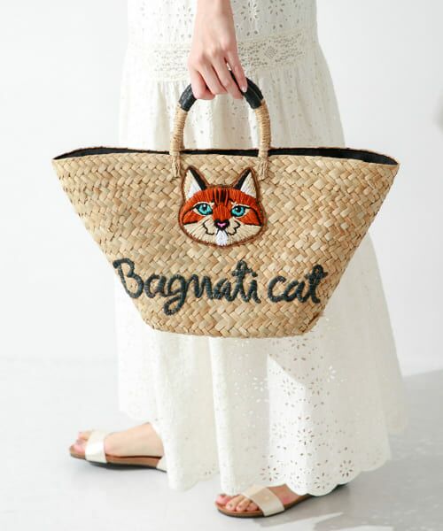 bagmati cat カゴバッグ BAGMATI/バグマティ CAT HANDLE カゴBAG（かごバッグ）｜U by