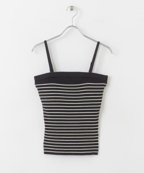 【25SS/新品タグ付き/28,600円】チュチュキャミニット セール】 カップ付きマルチウェイニットキャミソール