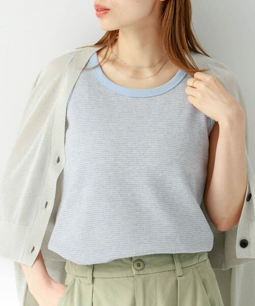 ＊＊Sonny Label / サニーレーベル タンクトップ | フライス/ジャガードタンクトップ（JQサックス）