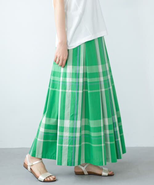 セール】 サマーチェックタックスカート （スカート）｜＊＊Sonny