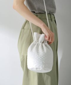 エンブロイダリーコットンポシェット