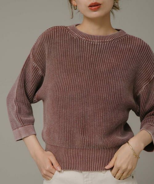 ＊＊Sonny Label / サニーレーベル ニット・セーター | ピグメントアゼニット（レッド）