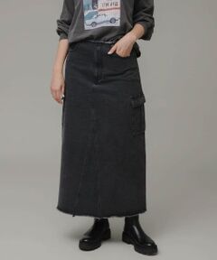 デニムベイカースカート