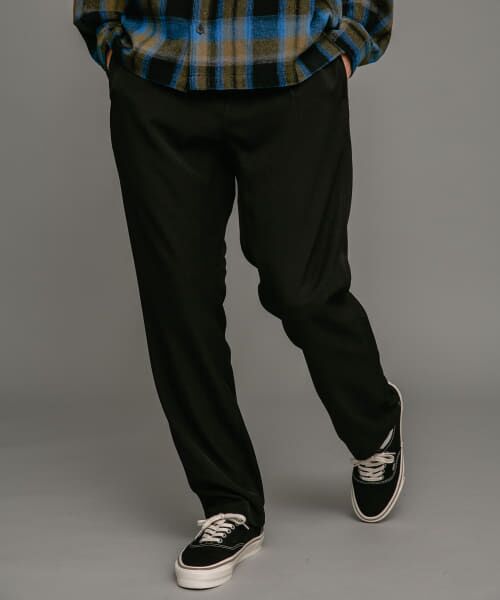 ＊＊Sonny Label / サニーレーベル その他パンツ | ワンタックイージースリムパンツ（ブラック）