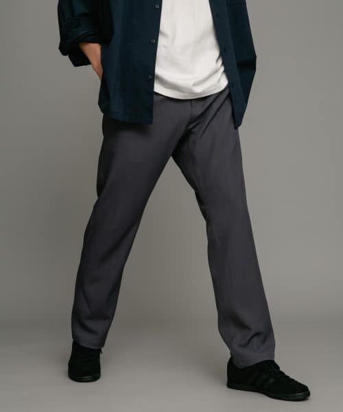 ＊＊Sonny Label / サニーレーベル その他パンツ | ワンタックイージースリムパンツ（グレー）