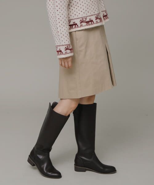 ＊＊Sonny Label / サニーレーベル ショート・ハーフ・半端丈パンツ | インバーテッドプリーツハーフチノパンツ（ベージュ）