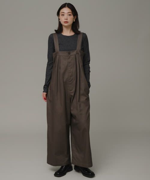 【ボナ】MARIA 24SS ベルトラインサロペット　新品未使用 MARIA class レディース ベルトラインサロペット S ベージュ