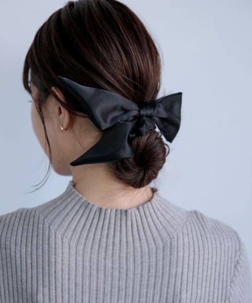 ＊＊Sonny Label / サニーレーベル ヘアゴム・シュシュ | リボンシュシュ（ブラック）