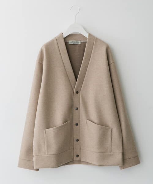 ＊＊Sonny Label / サニーレーベル カーディガン・ボレロ | ストレッチメルトンカーディガン（ライトベージュ）
