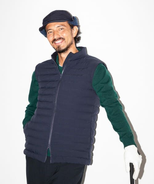 ＊＊Sonny Label / サニーレーベル ダウンジャケット・ベスト | OOPS　撥水中綿ベスト（NAVY）