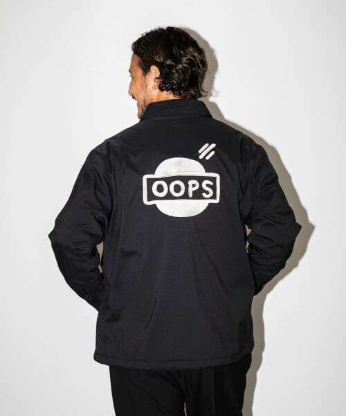 セール】 OOPS 裏フリースコーチジャケット （ブルゾン