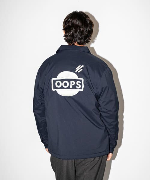 セール】 OOPS 裏フリースコーチジャケット （ブルゾン
