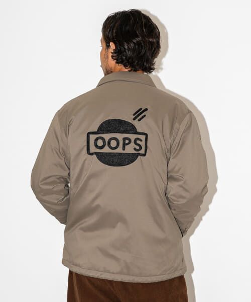 セール】 OOPS 裏フリースコーチジャケット （ブルゾン