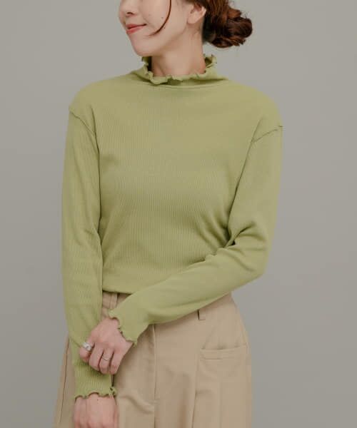 ＊＊Sonny Label / サニーレーベル Tシャツ | 『UR TECH』蓄熱ハイネックプルオーバー（ピスタチオ）