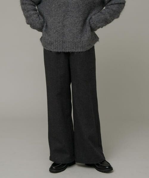 ＊＊Sonny Label / サニーレーベル その他パンツ | ツイードイージーパンツ（ブラック）