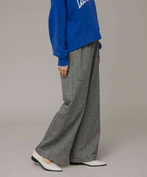 ＊＊Sonny Label / サニーレーベル その他パンツ | ツイードイージーパンツ（グレー）
