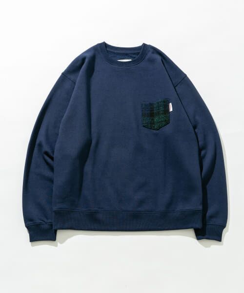 セール】 ハリスツイードポケット裏起毛スウェット （スウェット