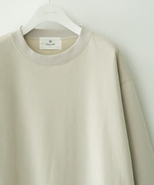 ＊＊Sonny Label / サニーレーベル スウェット | フェイクスウェード裏起毛プルオーバー（オフベージュ）