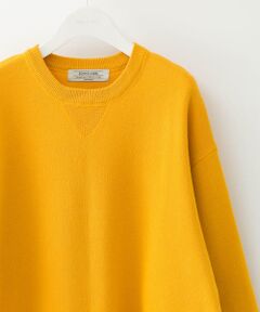 スウェットライクニットプルオーバー