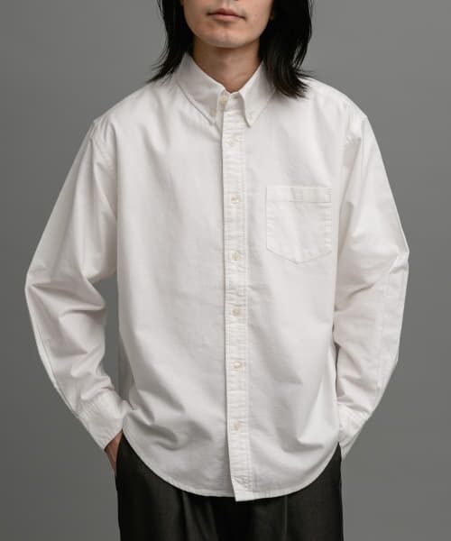 coco 中古 ラッセルノ RUSSELUNO メンズ 長袖ポロシャツ 5(L) 白 ホワイト ボタンダウン 裏起毛 coco 中古 ラッセルノ RUSSELUNO メンズ 長袖ポロシャツ 5(L) 白
