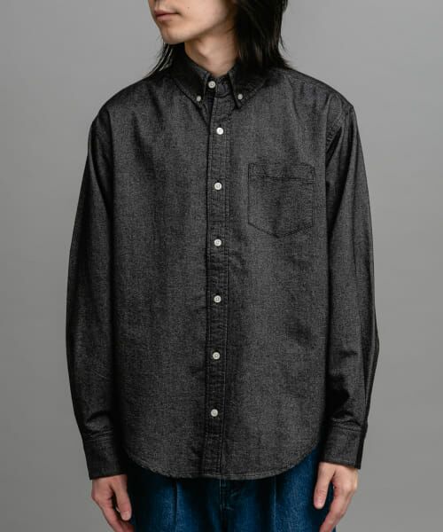 3179【希少・美品】シーピーカンパニー モノトーンチェック ボタンダウンシャツ セール】 起毛オックスボタンダウンシャツ （シャツ・ブラウス