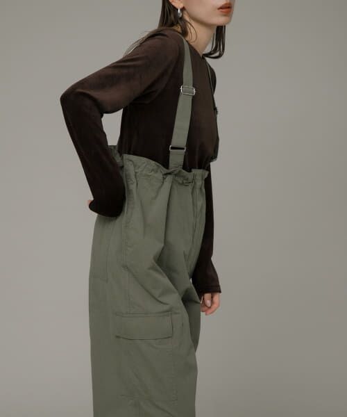 セール】 サスペンダー付きカーゴパンツ （サロペット