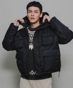 『撥水』マルチポケット中綿ブルゾン