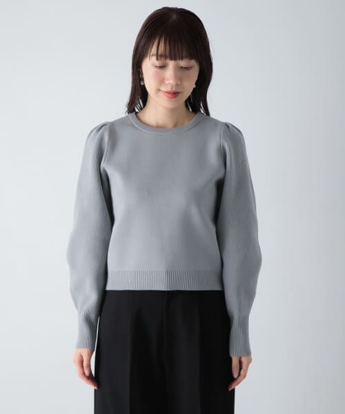 未使用級・22年モデル✨Sov　パワーショルダーニット　バルーンスリーブ　S相当 未使用級・22年モデル✨Sov パワーショルダーニット バルーン