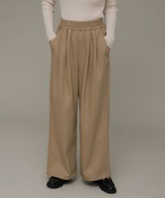 裏起毛イージーワイドパンツ