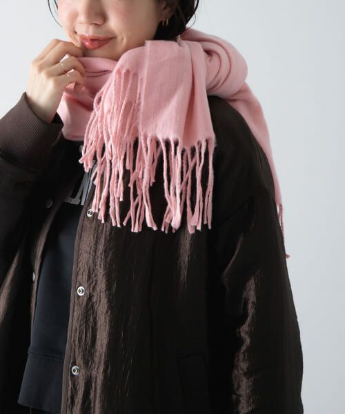 ＊＊Sonny Label / サニーレーベル マフラー・ショール・スヌード・ストール | カシミヤタッチストール（ピンク）